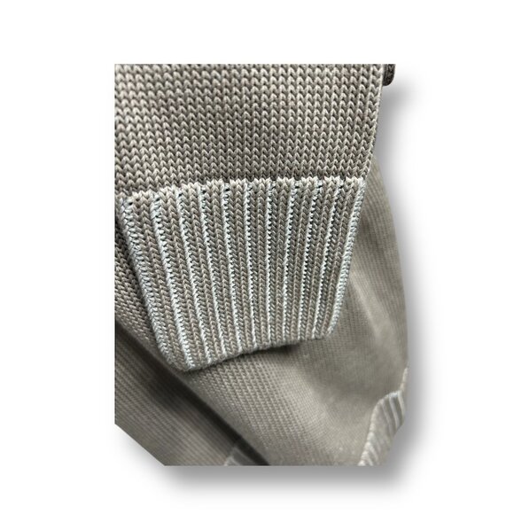Lafayette 148 Jute Dove Cotton Silk Sweater Boxy Knit Academia Minimalist Sz L - Picture 12 of 13